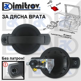 Дръжка странична врата Fiat Doblo